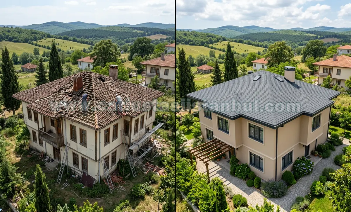 Ekonomik Çatalca Çatı İzolasyonu Uygulaması