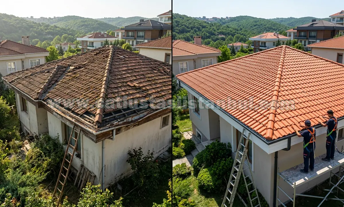 Modern Çekmeköy Çatı Aktarma Ustası