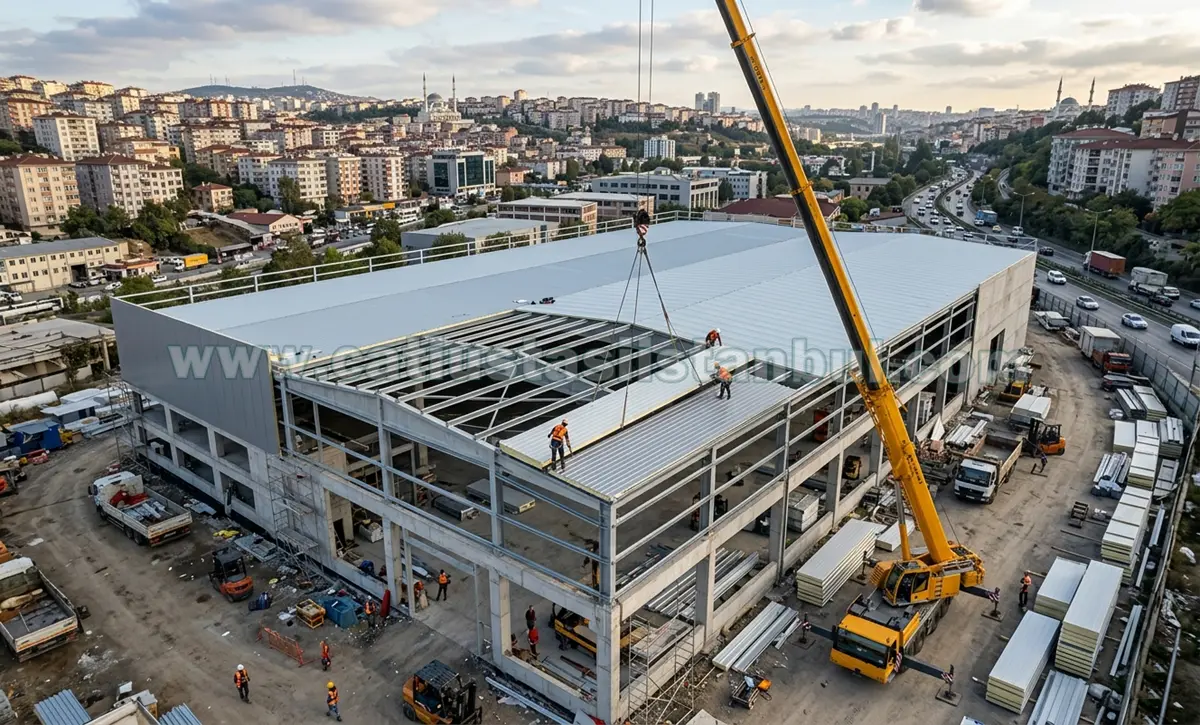 Kağıthane Modern Çatı Yapım Aşamaları