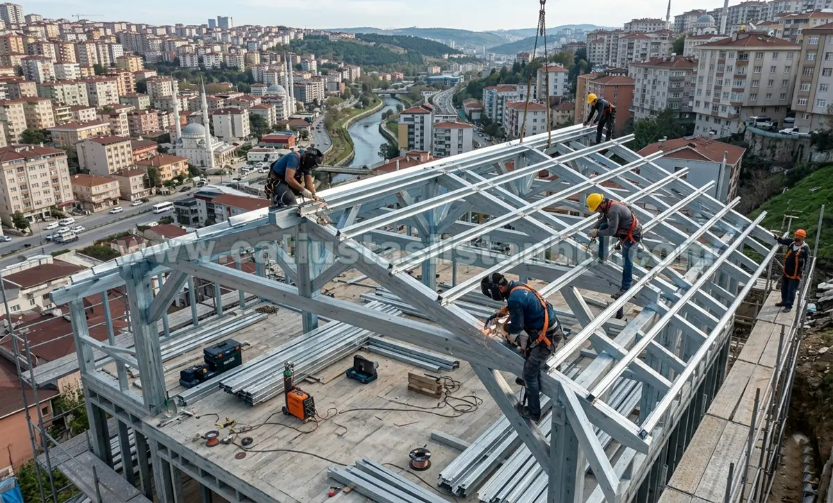 Kağıthane Çatı Aktarma Uygulama Görselleri