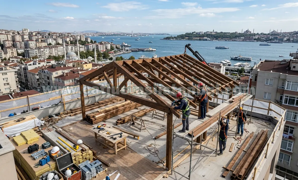 Kadıköy Çatı Firması Uygulama Görselleri