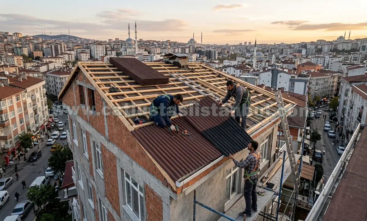 Şişli Çatı İzolasyon Kaplamaları Ustası - Su ve ısı yalıtımı sağlayan kaliteli çatı kaplama uygulamalarımız.