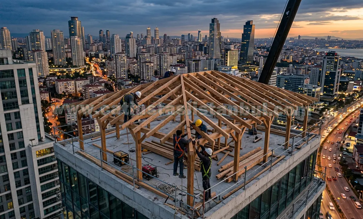 Şişli Çatı Onarımları Bakım Hizmetleri - Periyodik çatı bakımı ve acil çatı onarım hizmetlerimize ait görüntüler.