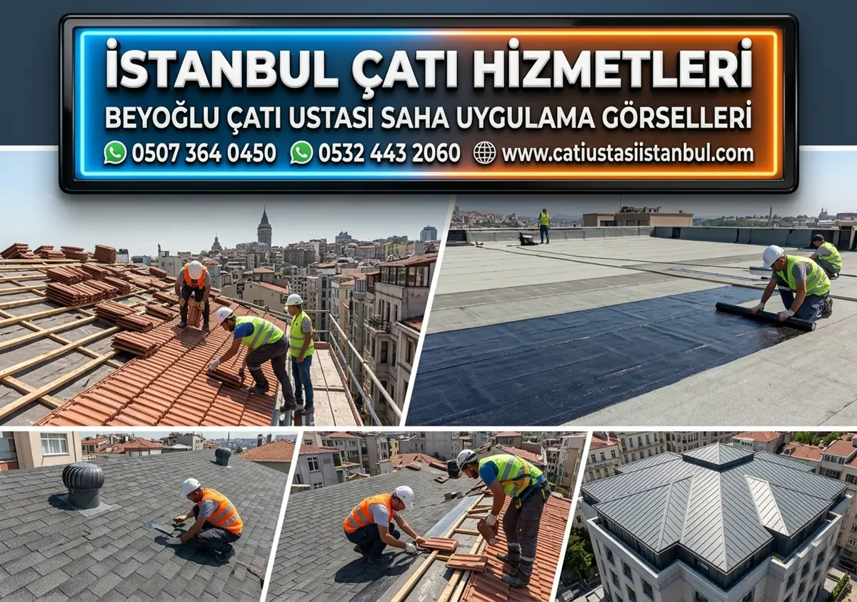 BEYOĞLU ÇATI USTASI SAHA UYGULAMA GÖRSELLERİ
