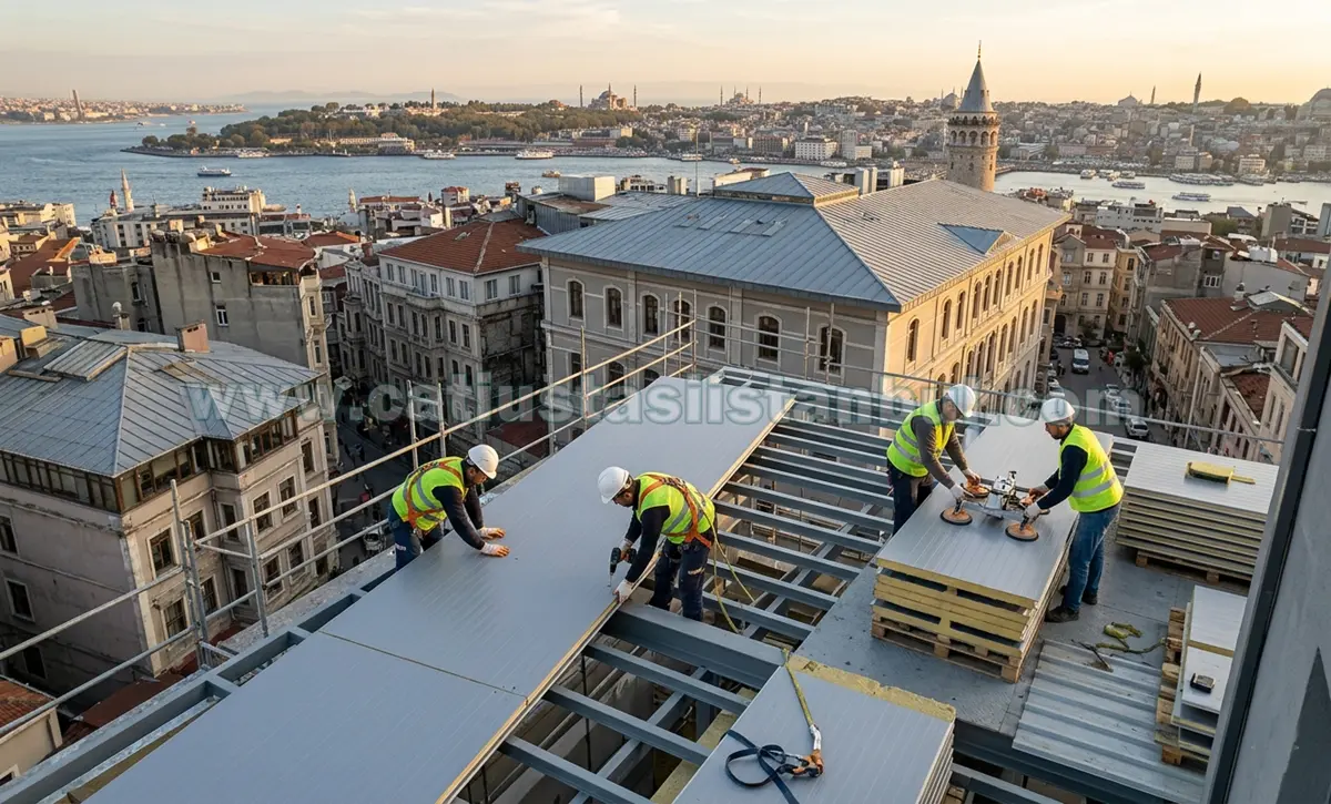 Beyoğlu Çatı Uygulama Firması Görselleri