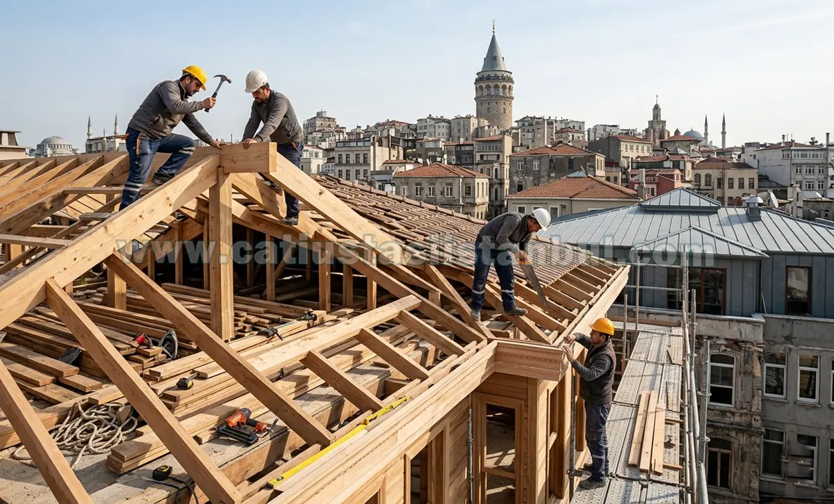Beyoğlu Çatı Tadilatı Tamiratı Fotoları