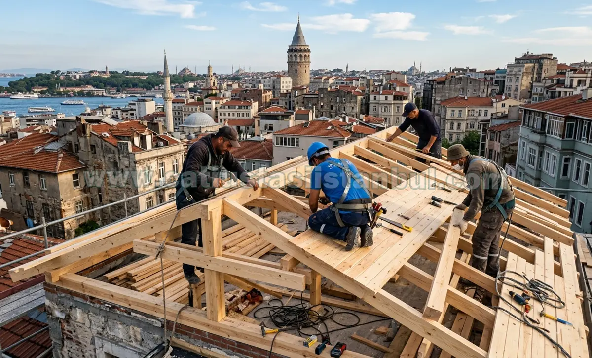 Beyoğlu Çatı Yapımı Uzman Ekibi Görseli