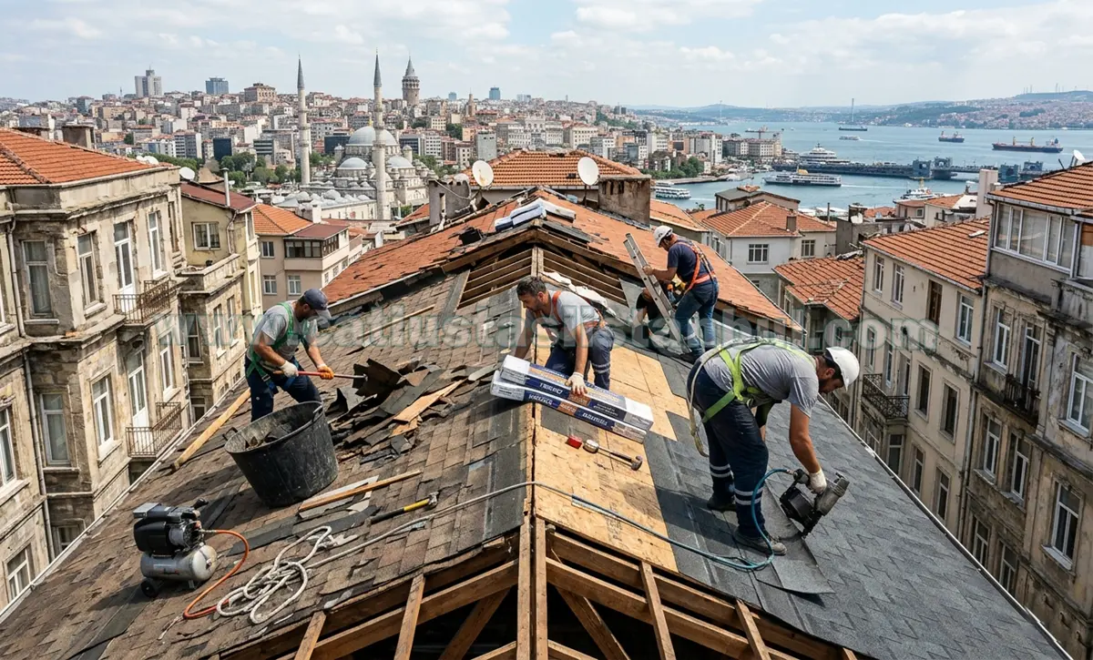 Beyoğlu Çatı Sistemleri Yapım Süreçleri