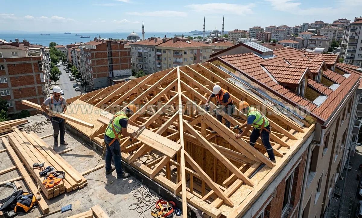 Bakırköy Çatı Uygulama Projesi Görselleri
