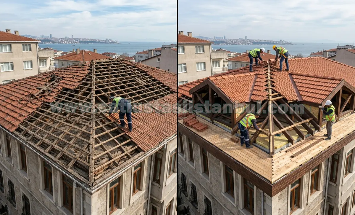 Bakırköy Çatı Yapım Uzmanı Ekibi Fotosu