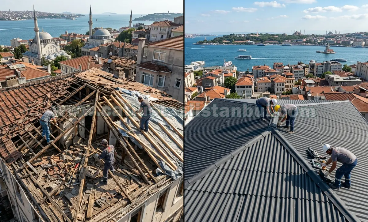 Üsküdar Çatı Uygulama Firması Görselleri