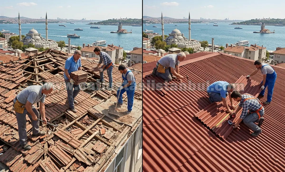 Üsküdar Çatı Tadilatı Tamiratı Fotoları