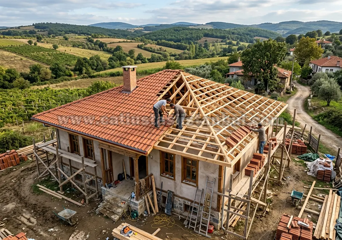 Dayanıklı Ahşap Çatı Tasarımları İstanbul
