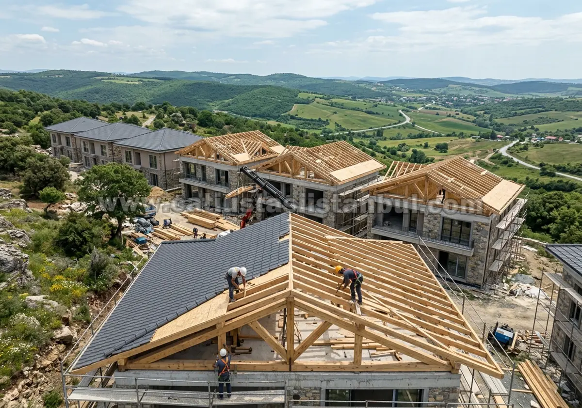Sızdırmaz Ahşap Çatı Uygulaması