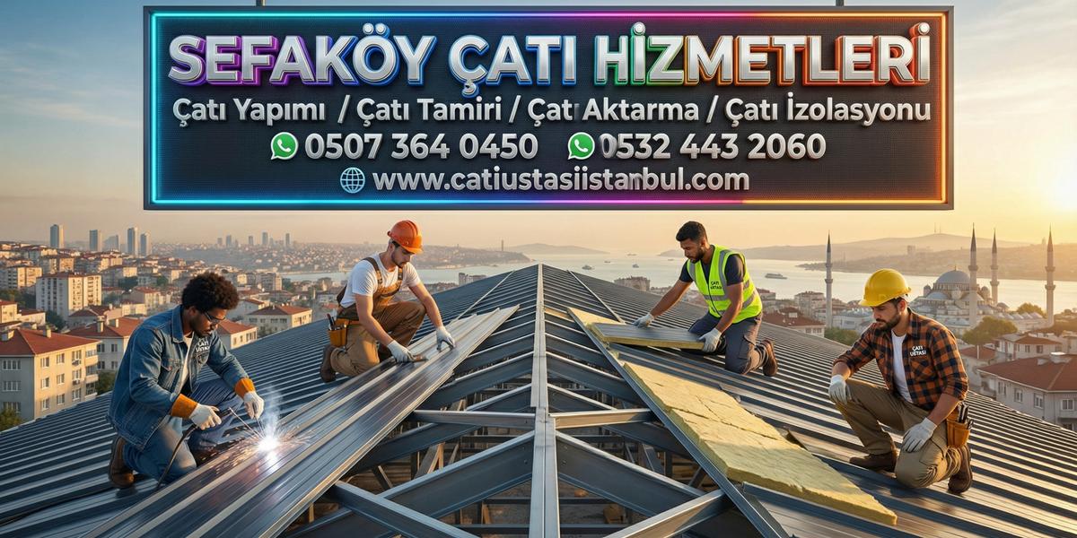 SEFAKÖY YÜKSEK STANDARTLI ÇATI USTASI ONARIMLARI