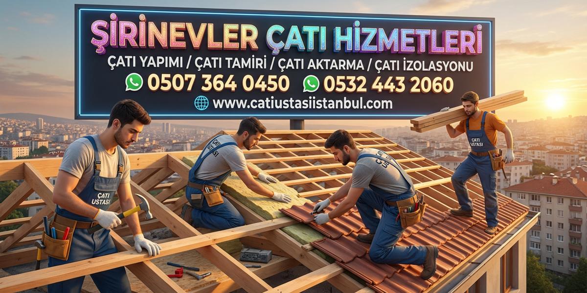 ŞİRİNEVLER ÇATI USTASI SERVİSİ