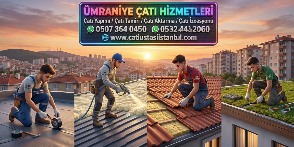 ÜMRANİYE ÇATI USTASI SERVİSİ