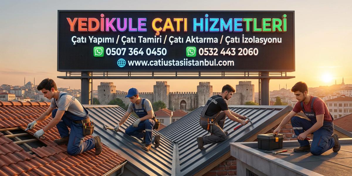 YEDİKULE TECRÜBELİ ÇATI USTASI EKİPLE SAĞLAM İŞLER