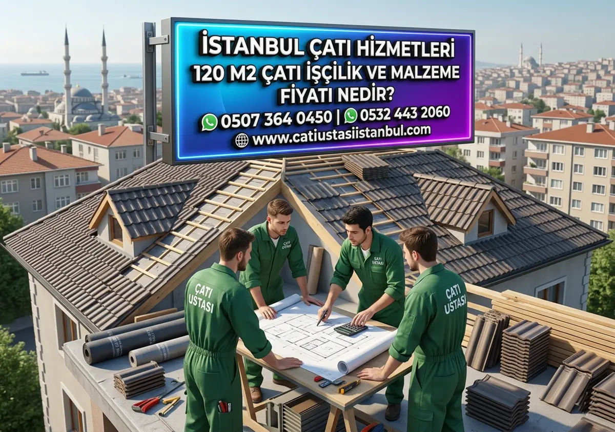 120 M2 ÇATI İŞÇİLİK VE MALZEME FİYATI NEDİR?