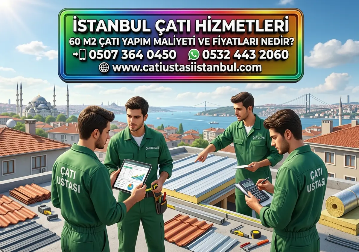 60 M2 ÇATI YAPIM MALİYETİ VE FİYATLARI NEDİR?