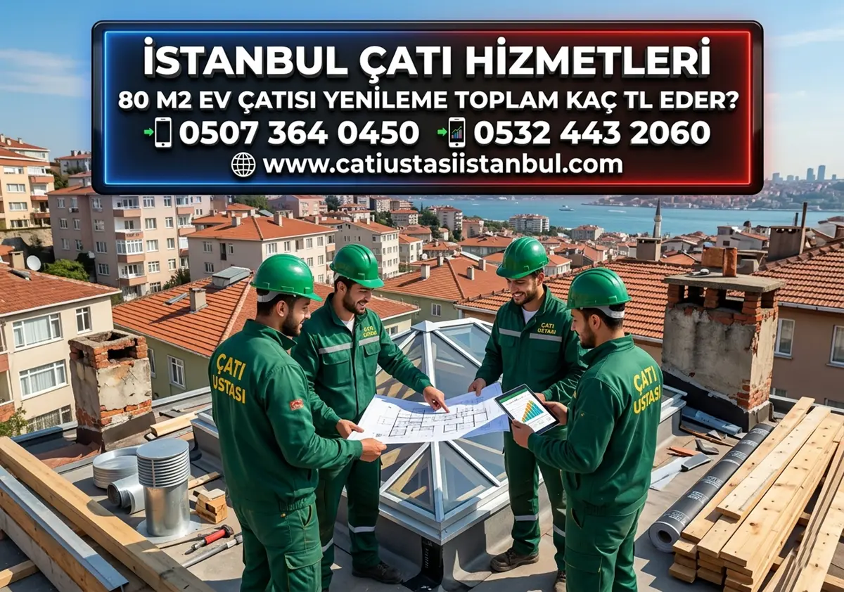 80 M2 EV ÇATISI YENİLEME TOPLAM KAÇ TL EDER?