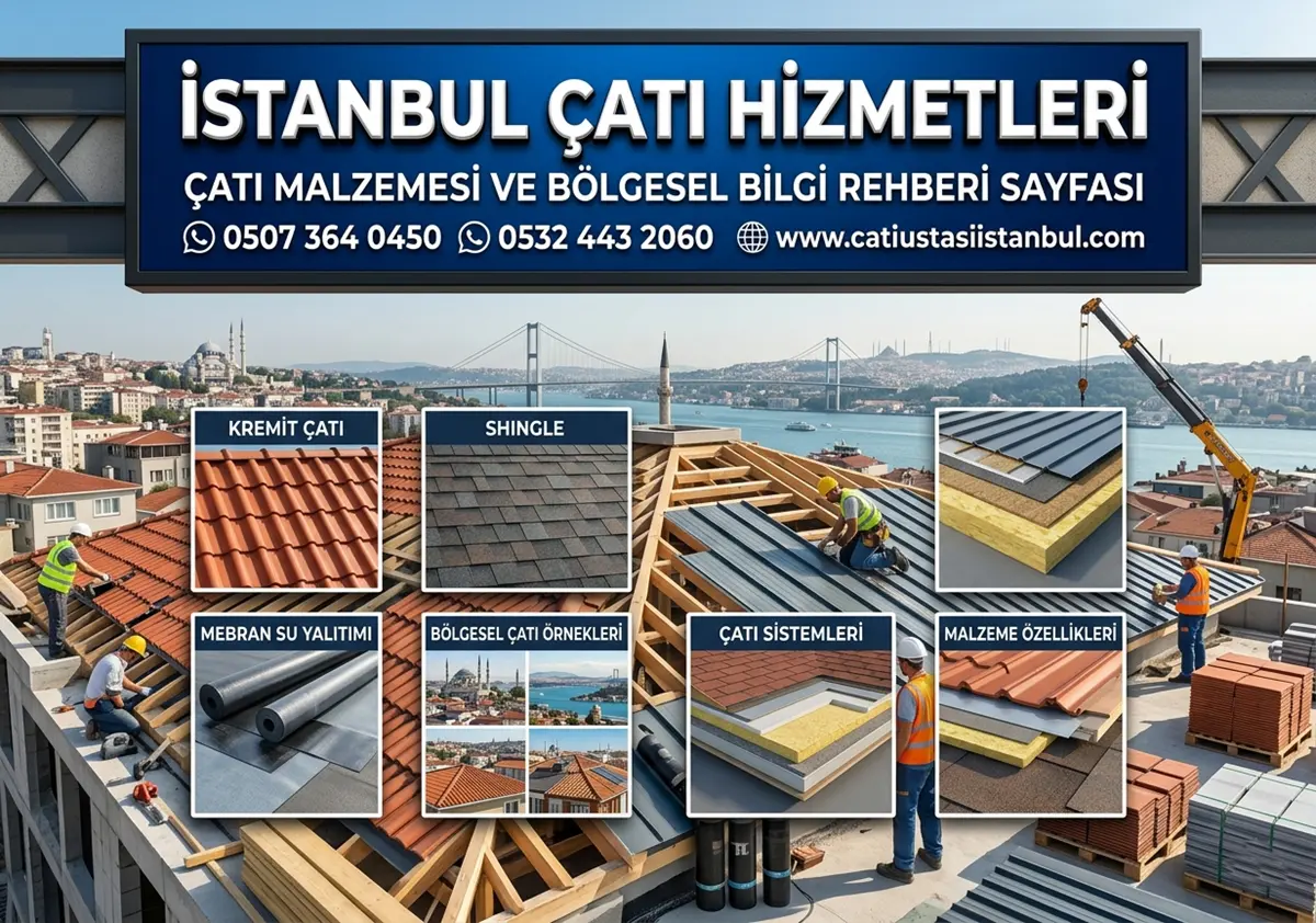ÇATI MALZEMESİ VE BÖLGESEL BİLGİ REHBERİ SAYFASI