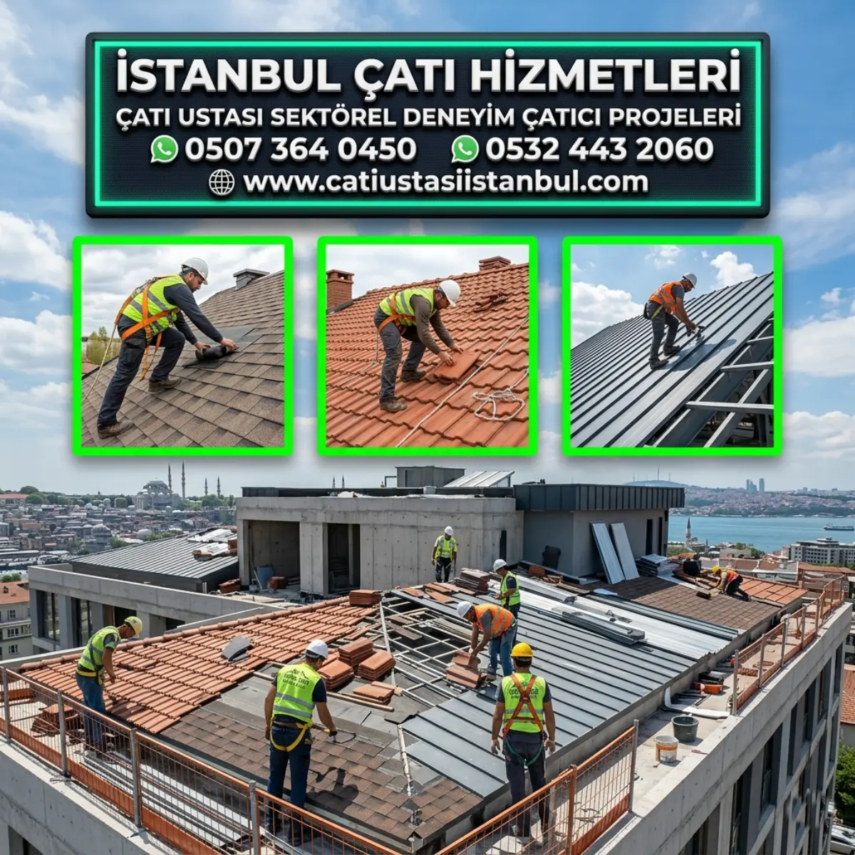 ÇATI USTASI SEKTÖREL DENEYİM ÇATICI PROJELERİ