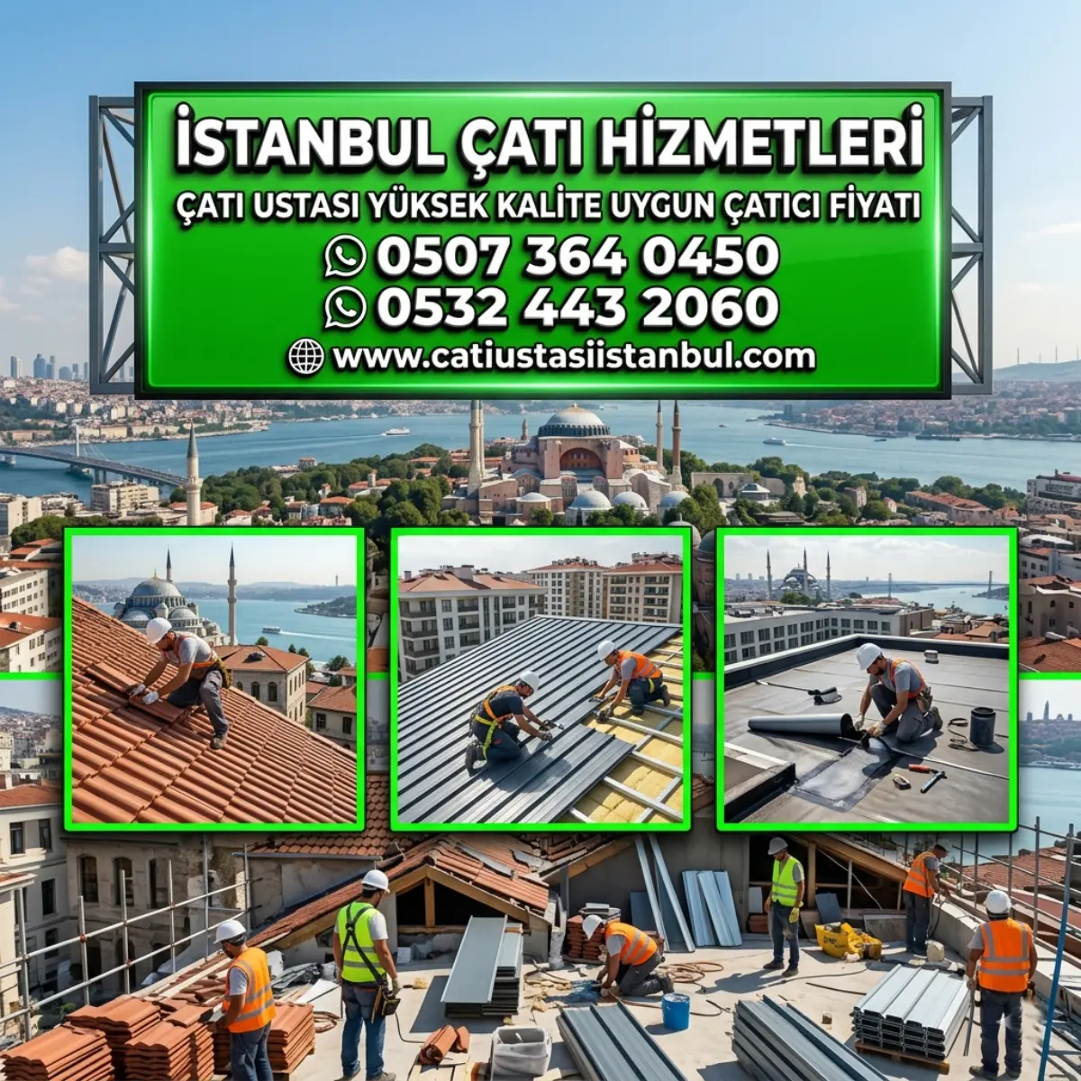 ÇATI USTASI YÜKSEK KALİTE UYGUN ÇATICI FİYATI