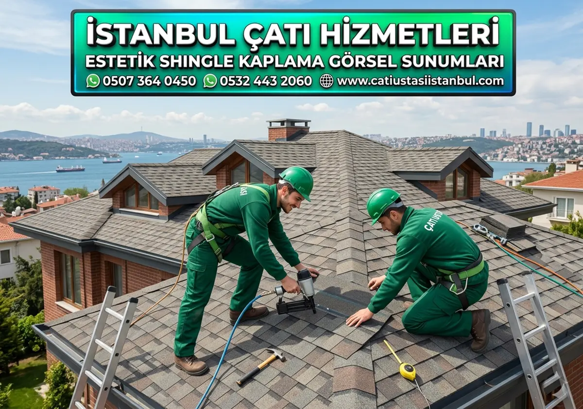 Estetik Shingle Çatı Kaplama Görsel Sunumları ve Renk Seçenekleri