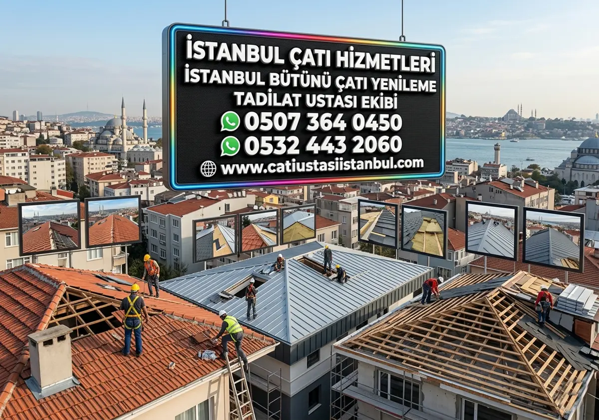 İSTANBUL BÜTÜNÜ ÇATI YENİLEME TADİLAT USTASI EKİBİ