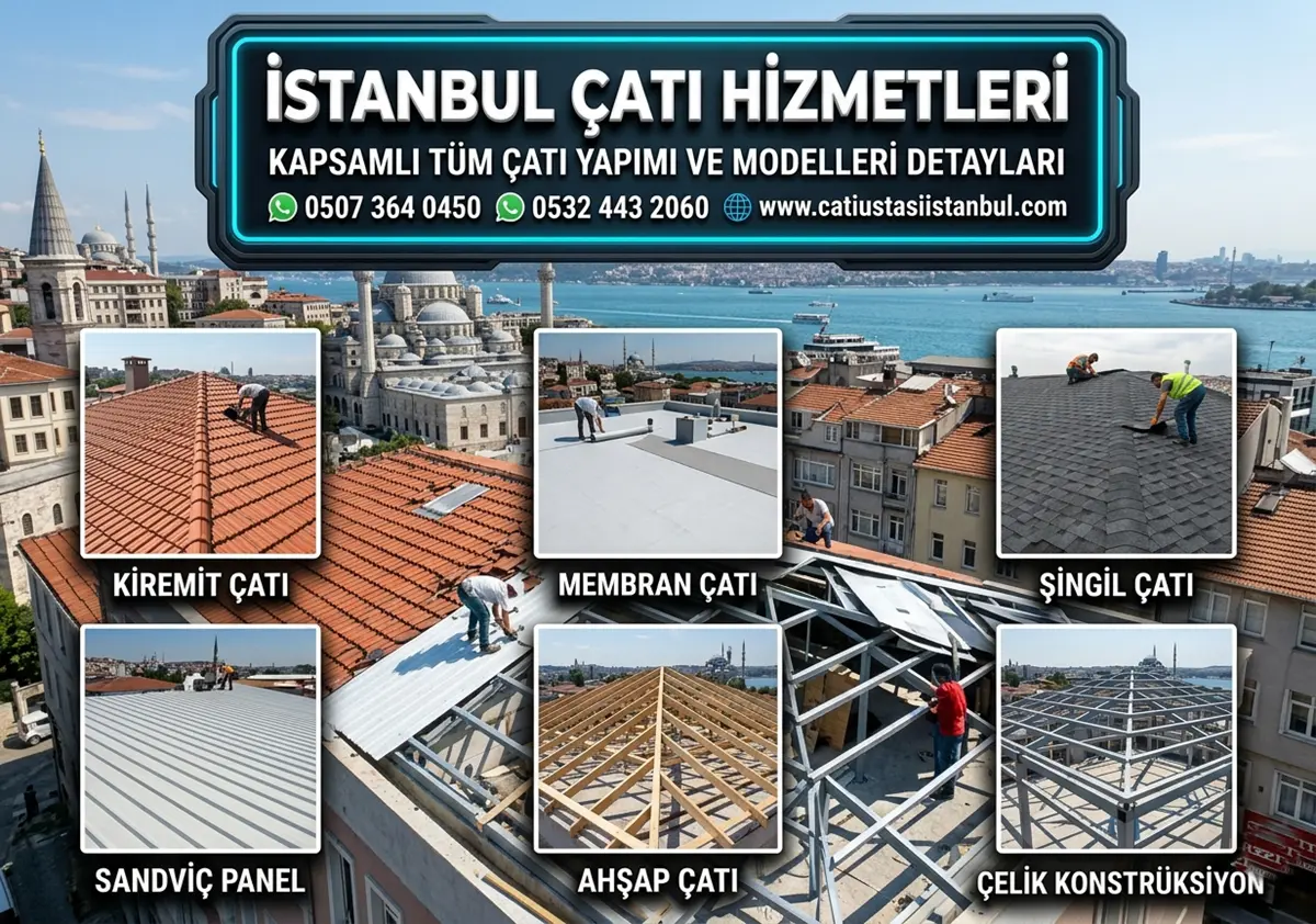 KAPSAMLI TÜM ÇATI YAPIMI VE MODELLERİ DETAYLARI