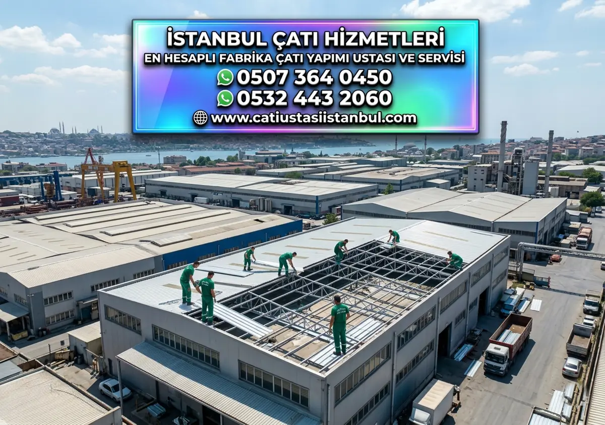 EN HESAPLI FABRİKA ÇATI YAPIMI USTASI VE SERVİSİ