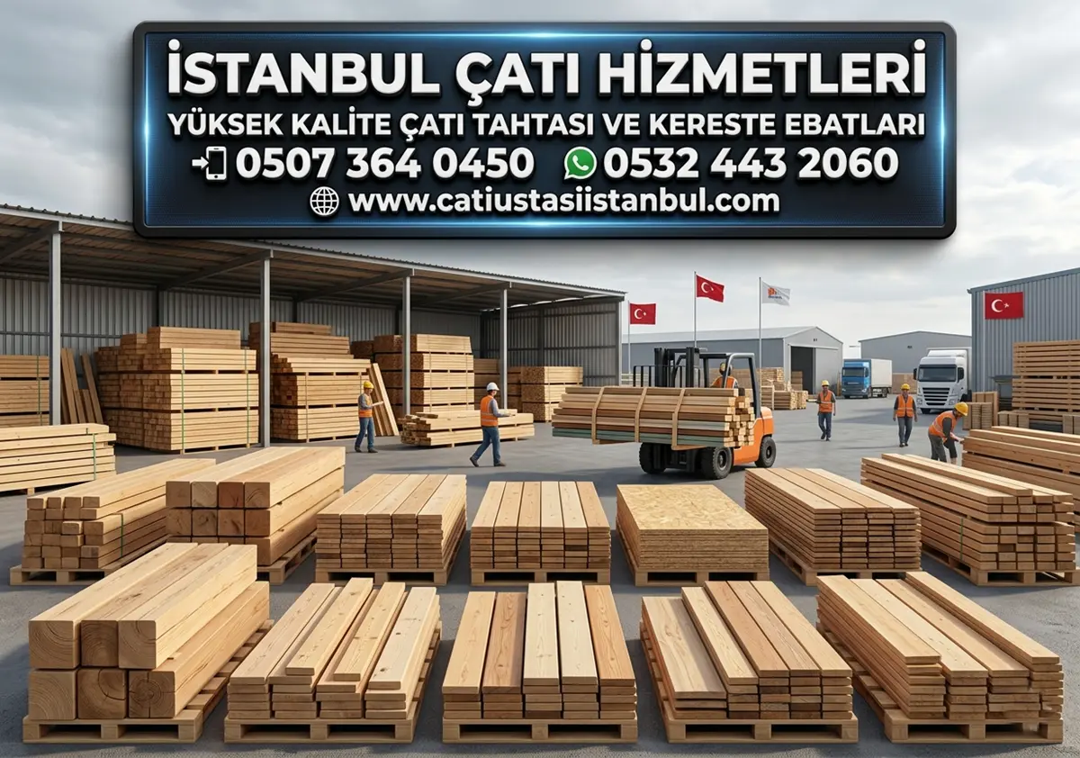 YÜKSEK KALİTE ÇATI TAHTASI VE KERESTE EBATLARI