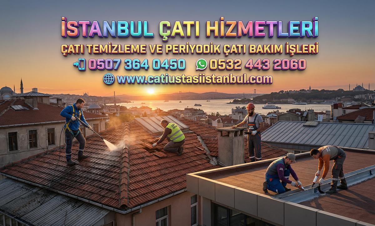 ÇATI TEMİZLEME VE PERİYODİK ÇATI BAKIM İŞLERİ