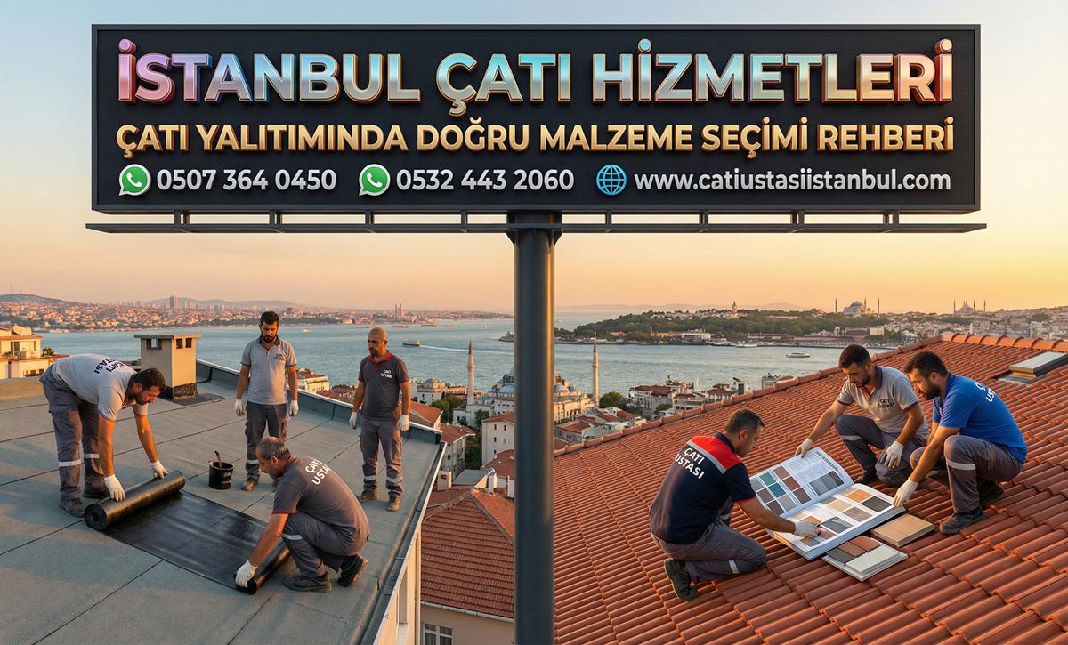ÇATI YALITIMINDA DOĞRU MALZEME SEÇİMİ REHBERİ