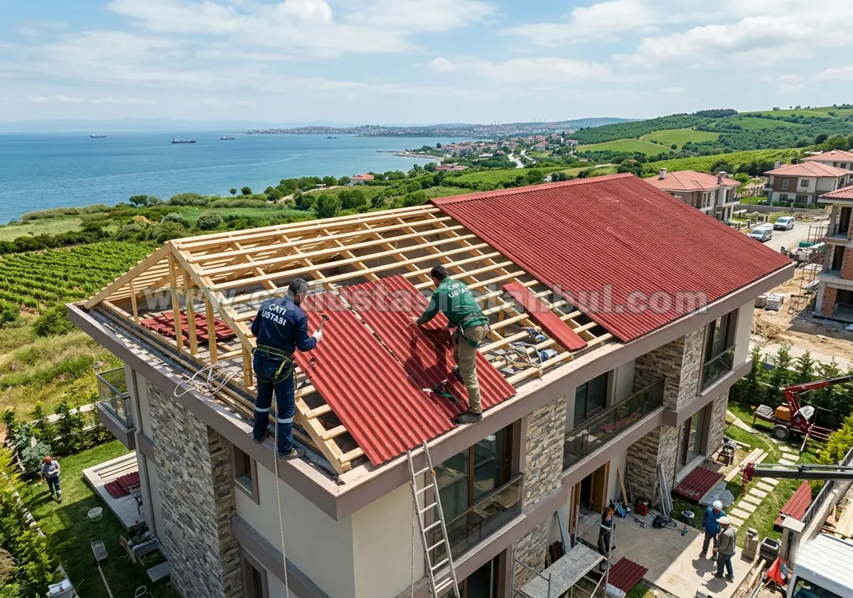 Dayanıklı Onduline Panel Çatı Kurulumu