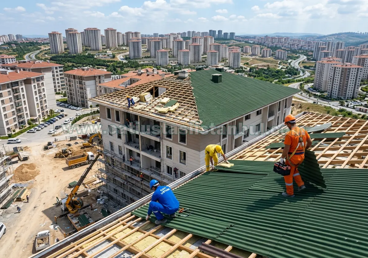 Onduline Oluklu Çatı Levhası Montajı