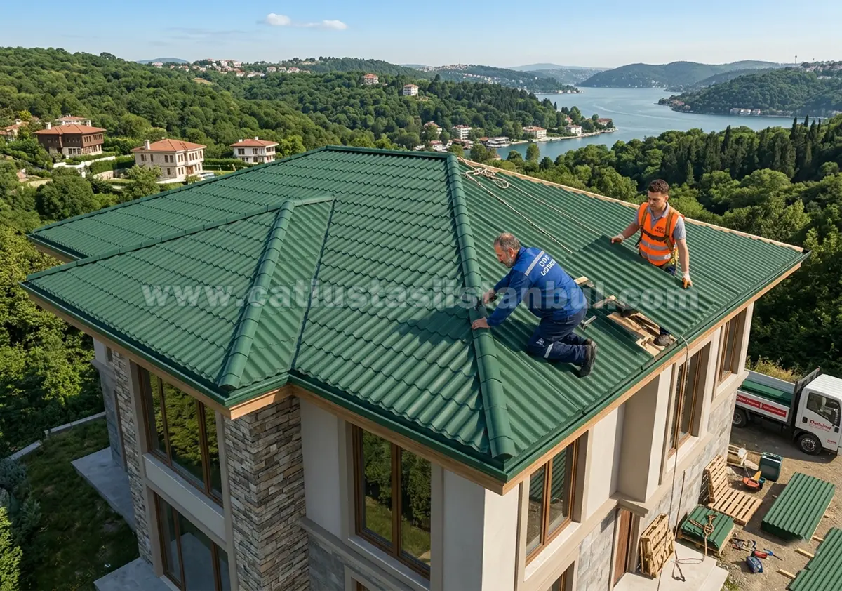 Modern Onduline Çatı Tasarımı Uygulaması