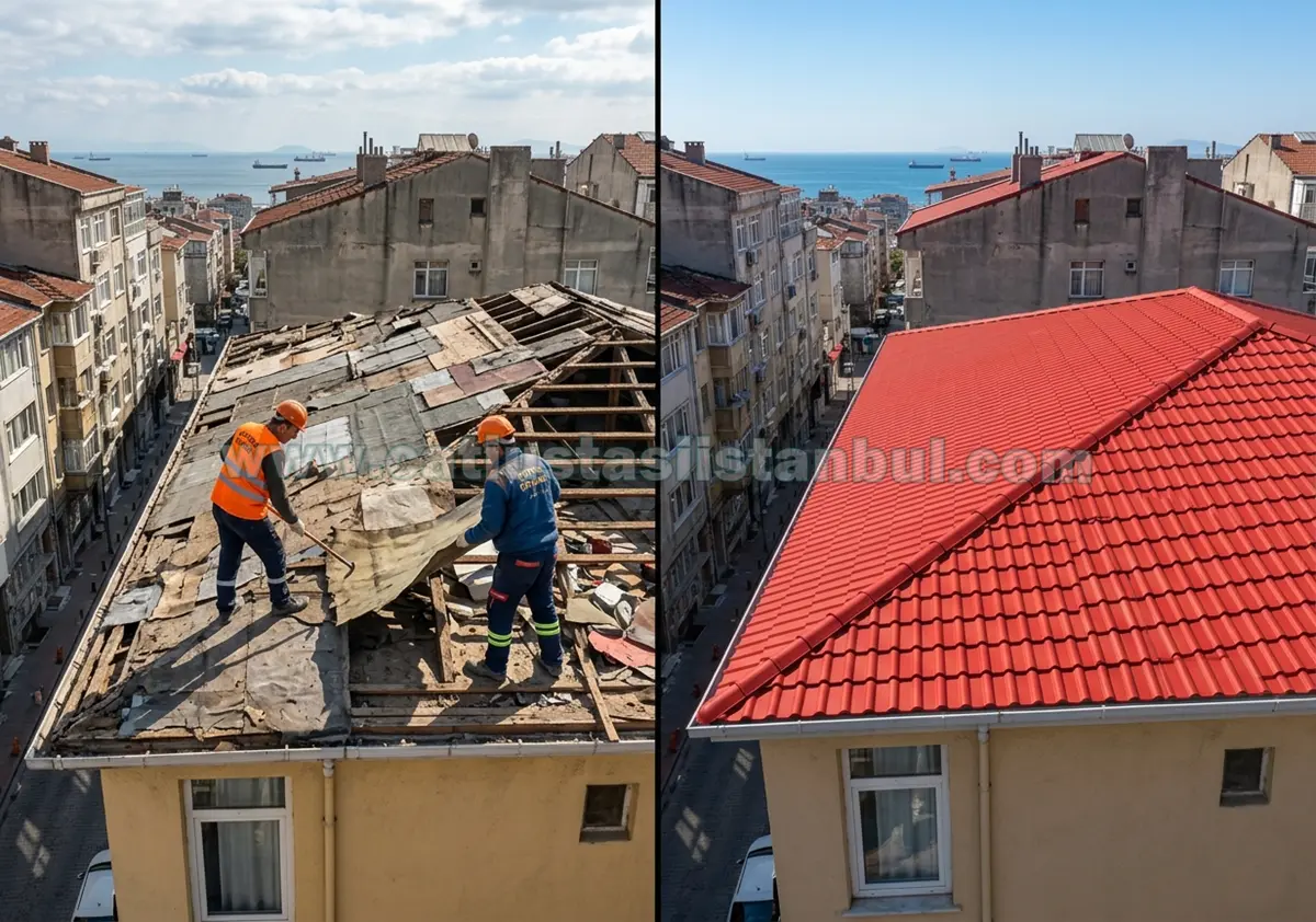 Ekonomik Oluklu Onduline Çatı Yapımı