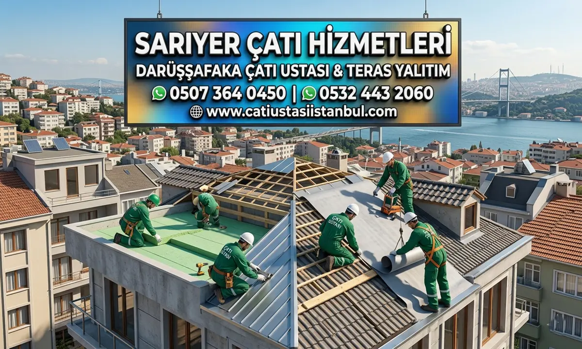 SARIYER DARÜŞŞAFAKA ÇATI USTASI & TERAS YALITIM