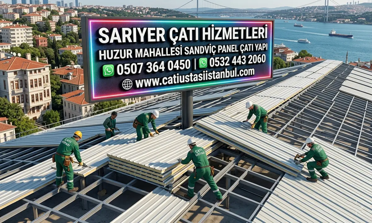 SARIYER HUZUR MAHALLESİ SANDVİÇ PANEL ÇATI YAPI