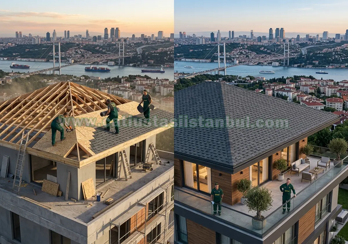 İstanbul Shingle Çatı Kaplama Uygulaması