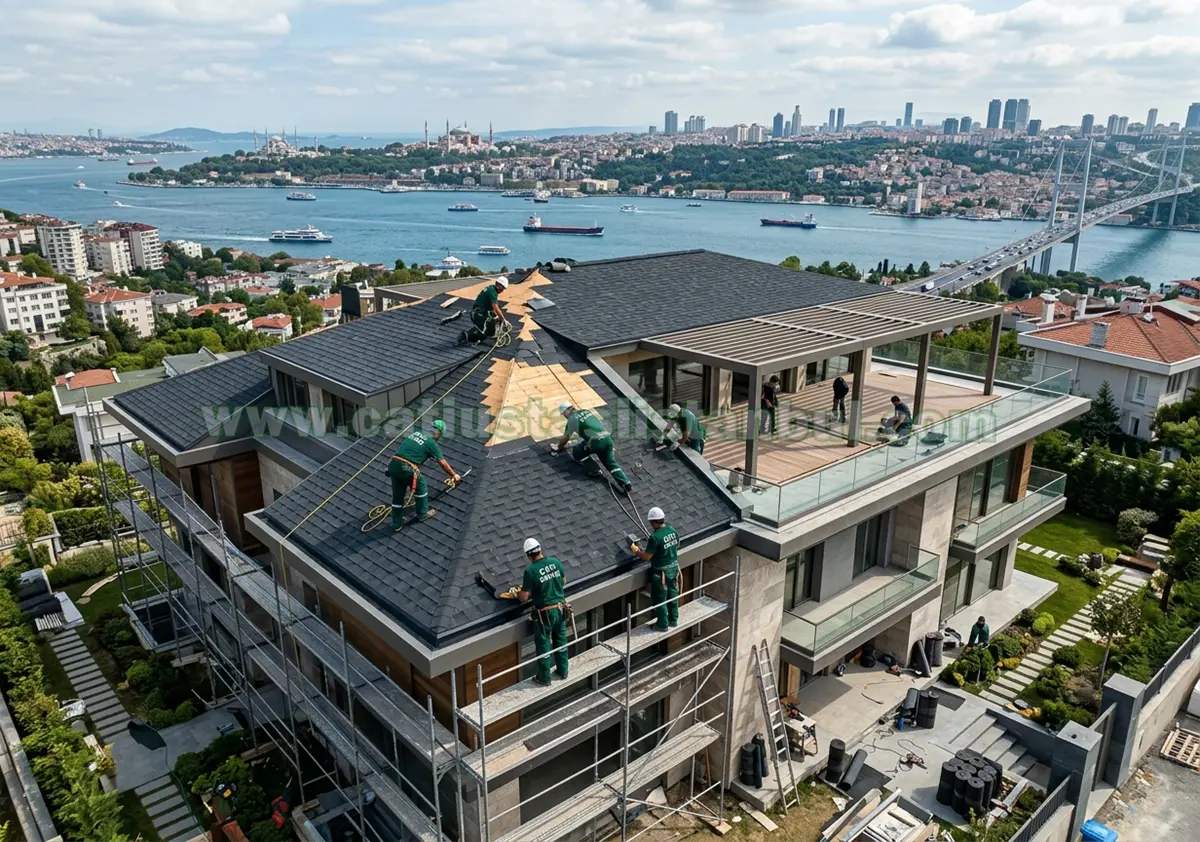 Renkli Shingle Çatı Uygulama Görselleri