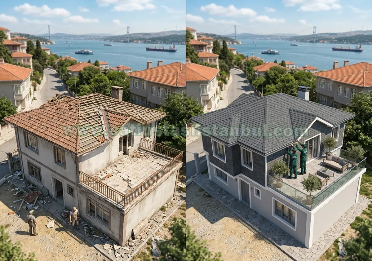 Villa Shingle Çatı Kaplama