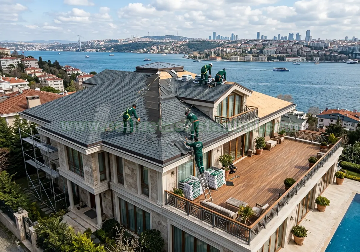 Shingle Desenli Çatı Kaplamaları