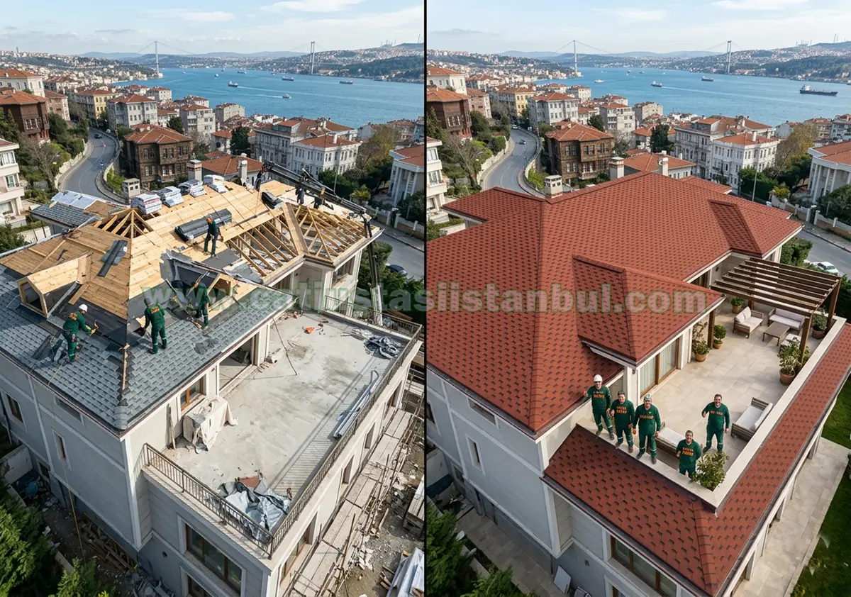 Shingle Çatı Detay Görselleri
